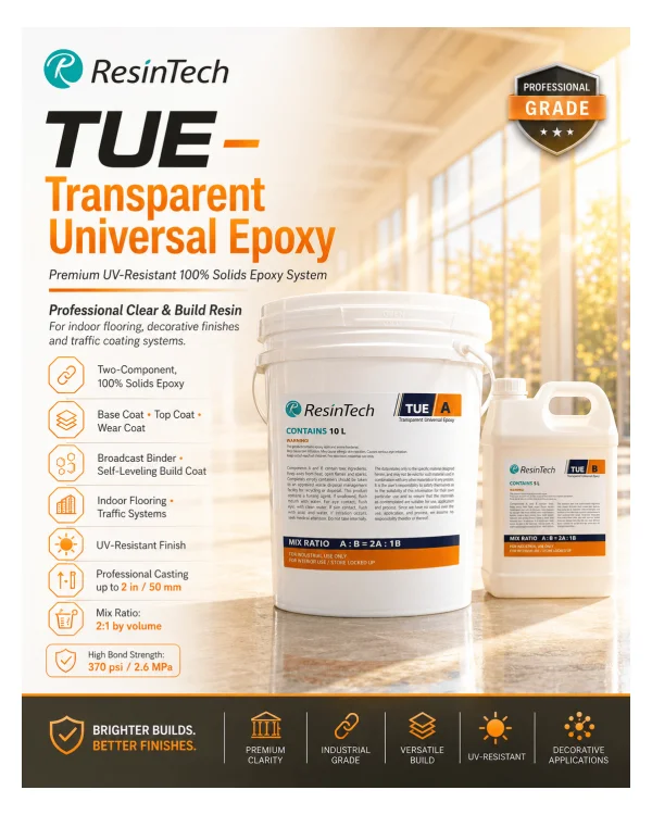 ResinTech TUE Transparent Universal Epoxy 15 L kit